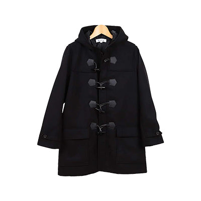 ウールコート　140cm ネイビー　スクールコート 小学生 スクールコート ピーコート 学生 女子 男子 120～160cm (軽い