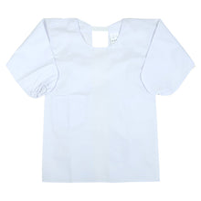 画像をギャラリービューアに読み込む, 白衣 子供用 給食 かっぽう着 袖ありエプロン 120cm~160cm (子供 給食白衣 小学生 給食衣 キッズ 学校 120 130 140 150 学校給食 かっぽうぎ 割烹着 配膳) (キッチン) (取寄せ)