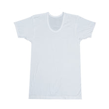 画像をギャラリービューアに読み込む, メンズ 半袖 tシャツ 大きいサイズ 綿100% Uネック 2枚組 3L~6L (下着 Tシャツ シャツ 男性 U首 白 無地 肌着 インナー インナーウェア 3l 4l 5l 6l)