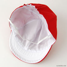 画像をギャラリービューアに読み込む, 紅白帽子 小学生 M・L 赤白帽子 体操帽子 男の子 女の子 小学校 体育 学校 運動会 入学準備 進級準備 (取寄せ)