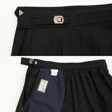 画像をギャラリービューアに読み込む, セーラー服 スカート 日本製 W60~72cm×丈56~68cm 箱ひだ 中学生 高校生 中高生 学校 ネイビー スクール 女子高生 大きい 小さい 春 冬 Tiara 1402 大きい 小さい ボックスプリーツ (送料無料) (取寄せ)