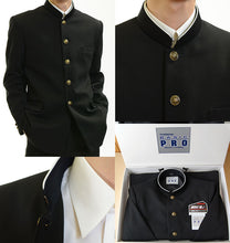 画像をギャラリービューアに読み込む, トンボ学生服 男子 ソフトカラー上着 165~190cm A体 (165 170 175 180 185 190 黒 中学 高校 制服 詰襟 NEWBASICPRO) (送料無料) (取寄せ)