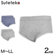画像をギャラリービューアに読み込む, 天スパンブリーフ フライス 2枚組 抗菌防臭加工 (M~LL)(綿100% メンズ 男性 紳士 下着 肌着 インナー オールシーズン ベーシック)三和