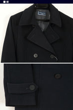 画像をギャラリービューアに読み込む, スクールコート 女子 高校生 中学生 ピーコート Pコート ショート丈 S~LL OLIVE des OLIVE 紺 グレー 女の子 学生 レディース 冬 防寒 通学 フードなし (送料無料) (在庫限り)