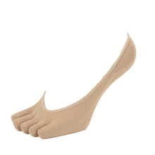 画像をギャラリービューアに読み込む, 福助 5本指ソックス フットカバー 滑り止め レディース シルク 22-24cm (靴下 5本指 ソックス セット 脱げない 浅履き フットカバーソックス インナーソックス 重ねばき) (在庫限り)