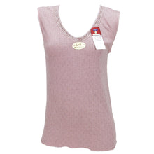 画像をギャラリービューアに読み込む, レディース 備長炭袋編み 表起毛ベストインナー M~4L (レディース 防寒 インナー) (婦人肌着) (在庫限り)