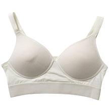 画像をギャラリービューアに読み込む, ノンワイヤー モールドカップブラ ノンワイヤーブラ SS S M L ブラジャー 綿 締め付けない モールドブラ シンプル コットン レディース 女性 インナー 下着 シンプル リラックス