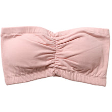 画像をギャラリービューアに読み込む, チューブトップ カップ付 ブラジャー S M L LL 3L 4L チューブブラ ノンワイヤー 綿 コットン 大きいサイズ 女性 レディース 下着 肩だし ブラトップ