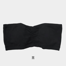 画像をギャラリービューアに読み込む, チューブトップ カップ付 ブラジャー S M L LL 3L 4L ズレない ノンワイヤー 綿 コットン ブラジャー チューブブラ 大きいサイズ 女性 キッズ 下着 ヨガ 夏 肩だし ブラトップ (在庫限り)