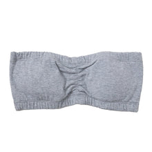 画像をギャラリービューアに読み込む, チューブトップ カップ付 ブラジャー S M L LL 3L 4L ズレない ノンワイヤー 綿 コットン ブラジャー チューブブラ 大きいサイズ 女性 キッズ 下着 ヨガ 夏 肩だし ブラトップ (在庫限り)