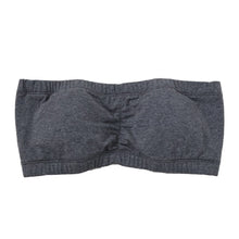 画像をギャラリービューアに読み込む, チューブトップ カップ付 ブラジャー S M L LL 3L 4L ズレない ノンワイヤー 綿 コットン ブラジャー チューブブラ 大きいサイズ 女性 キッズ 下着 ヨガ 夏 肩だし ブラトップ (在庫限り)