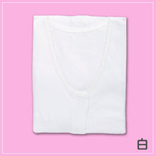 画像をギャラリービューアに読み込む, 前開きシャツ 婦人 介護 7分袖 下着 インナー 5L (綿100% プラスチックホック式 ワンタッチ肌着 シャツ レディース 女性 大きいサイズ) (在庫限り)