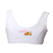 画像をギャラリービューアに読み込む, リラックマ ハーフトップ 柄おまかせ 綿100% 140~160cm (小学生 下着 女の子 ジュニア インナー キッズ 中学生 子供 肌着 140 150 160 綿 コットン キャラクター) (子供肌着) (在庫限り)