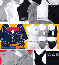 画像をギャラリービューアに読み込む, スポーツブラ ジュニア 綿 3枚セット 140cm~160cm (ジュニアブラ スポブラ 小学生 ブラ インナー 子供 ブラジャー 中学生 女子 下着 ハーフトップ ダンス スポーツ シンプル ファーストブラ) (子供肌着) (在庫限り)