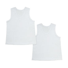 画像をギャラリービューアに読み込む, 綿100% 女の子 タンクトップ 肌着 2枚組 100cm~160cm (下着 シャツ ランニング 子供 キッズ インナー 白 無地)