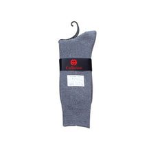 画像をギャラリービューアに読み込む, メンズ 靴下 クルーソックス カラーソックス 25-27cm (ソックス くつした 男性 紳士 綿 カラー 無地 日本製 白 黒 メンズソックス 男性用靴下)