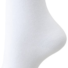 画像をギャラリービューアに読み込む, ハイソックス 38cm丈 無地 靴下 レディース 23-25cm (スクールソックス 白 黒 女子 中学生 スクール ソックス 通学) (婦人靴下)