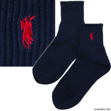 画像をギャラリービューアに読み込む, Sir-Knight ワンポイント刺繍入りソックス 22 - 24cm レディース 婦人 ソックス 靴下 クルーソックス 綿混 くつした くつ下 コットン 学生 通学 制服 小学生 中学生 高校生