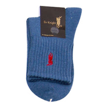 画像をギャラリービューアに読み込む, Sir-Knight ワンポイント刺繍入りソックス 22 - 24cm レディース 婦人 ソックス 靴下 クルーソックス 綿混 くつした くつ下 コットン 学生 通学 制服 小学生 中学生 高校生
