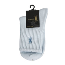 画像をギャラリービューアに読み込む, Sir-Knight ワンポイント刺繍入りソックス 22 - 24cm レディース 婦人 ソックス 靴下 クルーソックス 綿混 くつした くつ下 コットン 学生 通学 制服 小学生 中学生 高校生