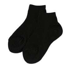 画像をギャラリービューアに読み込む, スクールソックス 無地 ロークルー丈 くるぶし 通学用 靴下 16-18cm~22-24cm (男子 女子 白 黒 学生 子供 ソックス キッズ ジュニア ショートソックス) (取寄せ)
