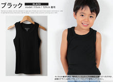 画像をギャラリービューアに読み込む, キッズ タンクトップ ノースリーブ 子供服 男の子 女の子 110~160cm 子供 インナー トップス 無地 グレコタンクトップ インナーシャツ ランニング リブ シンプル カジュアル 着回し