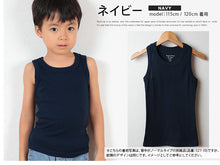 画像をギャラリービューアに読み込む, キッズ タンクトップ ノースリーブ 子供服 男の子 女の子 110~160cm 子供 インナー トップス 無地 グレコタンクトップ インナーシャツ ランニング リブ シンプル カジュアル 着回し