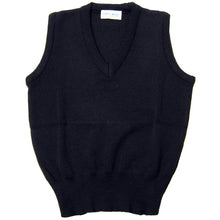 画像をギャラリービューアに読み込む, FIRST BEAT スクールニットベスト M~3L (ニットベスト ベスト 学生服 制服 中学生 高校生 通学 スクール ニット スクールベスト 学生 黒 紺 丸洗いOK 毛玉ができにくい) (取寄せ)