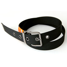 画像をギャラリービューアに読み込む, 黒光りの1本ピン 作業用ベルト 110cm・130cm (ベルト 作業服 作業着 カジュアル ワーキング)