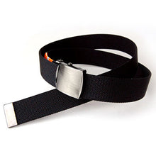 画像をギャラリービューアに読み込む, 黒光りのバックル 作業用ベルト 110cm・130cm (ベルト 作業服 作業着 カジュアル ワーキング)