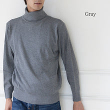 画像をギャラリービューアに読み込む, タートルネック メンズ セーター S~3L ビジネス カジュアル オフィス 秋 冬 ウール 防寒 大きいサイズ メンズニット メンズセーター 無地 シンプル スリム 薄手
