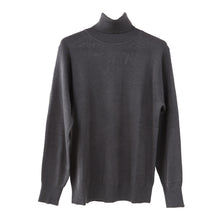 画像をギャラリービューアに読み込む, タートルネック メンズ セーター S~3L ビジネス カジュアル オフィス 秋 冬 ウール 防寒 大きいサイズ メンズニット メンズセーター 無地 シンプル スリム 薄手