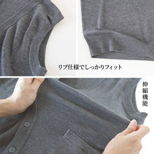 画像をギャラリービューアに読み込む, メンズ 前あき ニットベスト V首 S~3L Vネック ビジネス カジュアル オフィス 秋 冬 ウール 防寒 大きいサイズ メンズニット メンズセーター 無地 シンプル スリム 薄手