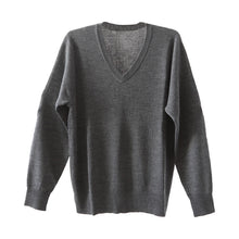 画像をギャラリービューアに読み込む, V首 セーター メンズ S~3L Vネック ビジネス カジュアル オフィス 秋 冬 ウール 防寒 大きいサイズ メンズニット メンズセーター 無地 シンプル スリム 薄手