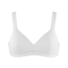 画像をギャラリービューアに読み込む, アツギ Hijuni カップ裏 吸汗速乾 ハーフトップ S~LL (スポーツブラ スポブラ ジュニア ブラ ブラジャー ノンワイヤー 女の子 女子 インナー 下着 白 中学生 小学生 キッズ ハイジュニ) (在庫限り)