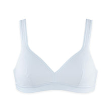 画像をギャラリービューアに読み込む, アツギ Hijuni カップ裏 吸汗速乾 ハーフトップ S~LL (スポーツブラ スポブラ ジュニア ブラ ブラジャー ノンワイヤー 女の子 女子 インナー 下着 白 中学生 小学生 キッズ ハイジュニ) (在庫限り)