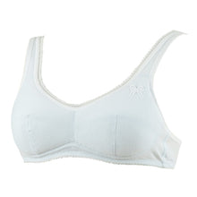 画像をギャラリービューアに読み込む, アツギ ハイジュニ ふんわりカップ カップ裏綿100% ハーフトップ SS~M (ATSUGI Hijuni スクール ガールズ 女子 女の子 中学生 小学生 インナー 白) (在庫限り)