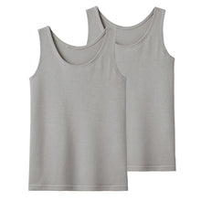 画像をギャラリービューアに読み込む, グンゼ キッズ タンクトップ 子供 肌着 女の子 春夏 綿混 2枚組 100cm~160cm 下着 女児 子ども インナー アンダーウェア 鹿の子 シャツ ジュニア 白 吸汗速乾 セット 100 110 120 130 140 150 160 (在庫限り)