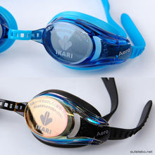 画像をギャラリービューアに読み込む, IKARI Aero ミラーコート&UVカット 大人用スイミングゴーグル 12歳~大人用 (水泳用品 スイミング スイミングスクール ゴーグル スポーツ用品 プール 水中めがね) (学用品) (在庫限り)