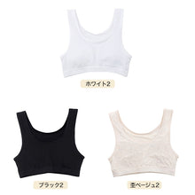 画像をギャラリービューアに読み込む, 体育deインナー ジュニアブラ カップ付き ハーフトップ 140cm~165cm ジュニア ブラジャー 子供 キッズ 下着 インナー 女の子 ファーストブラ ダンス かぶりタイプ ガールズ 女児 カップ内蔵 140 150 160