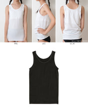 画像をギャラリービューアに読み込む, 【5枚セット】体育deインナー 女児 ハーフインタンクトップ 140cm~165cm (スポーツインナー)