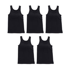 画像をギャラリービューアに読み込む, 【5枚セット】体育deインナー 女児 ハーフインタンクトップ 140cm~165cm (スポーツインナー)