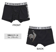 画像をギャラリービューアに読み込む, ボクサーパンツ ボクサーブリーフ メンズ ルコック le coq sportif ブランド ボクサー 前あき M~5L 前開き 綿混 紳士 男性 下着 インナー 柄パンツ 総柄 大きいサイズ 3l 4l (在庫限り)