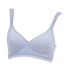 画像をギャラリービューアに読み込む, スポーツブラ レディース スポブラ ブラジャー ノンワイヤー モールドブラ 綿混 M~LL モールドカップ 締め付けない ジュニア 下着 インナー