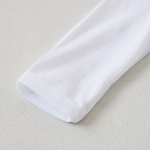 画像をギャラリービューアに読み込む, キッズ 長袖 インナー 男の子 暖かい 速乾 冬 2枚組 110~160cm 子供 下着 肌着 厚地 長袖シャツ 白 乾きやすい 丸首 tシャツ 無地 セット 110 120 130 140 150 160