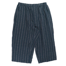画像をギャラリービューアに読み込む, ステテコ メンズ 夏 綿 麻 7分丈 前あき M~3L ズボン下 ひざ下丈 すててこ 大きいサイズ 紳士 男性 インナー 肌着 楽兵衛 ルームウェア (在庫限り)