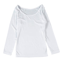 画像をギャラリービューアに読み込む, キッズ あったかインナー 女児 裏起毛 130cm~160cm (8分袖 女の子 肌着 丸首 暖かい 白 黒 130 140 150 160)