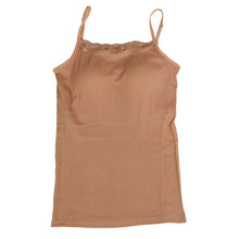 画像をギャラリービューアに読み込む, ブラトップ キャミソール カップ付き レース レディース M~LL (下着 カップ付 インナー ブラキャミ 綿100% ゆったり 締め付けない コットン) (在庫限り)