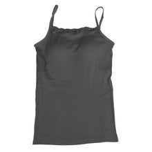 画像をギャラリービューアに読み込む, ブラトップ キャミソール カップ付き レース レディース M~LL (下着 カップ付 インナー ブラキャミ 綿100% ゆったり 締め付けない コットン) (在庫限り)