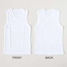 画像をギャラリービューアに読み込む, 男の子 肌着 タンクトップ 子供 2枚組 速乾 vネック ノースリーブ シャツ 110~160cm 下着 キッズ サーフシャツ インナー 白 アンダーウェア V首シャツ 男子 鹿の子 カノコ 乾きやすい (在庫限り)